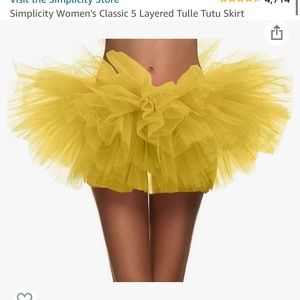 Yellow tutu